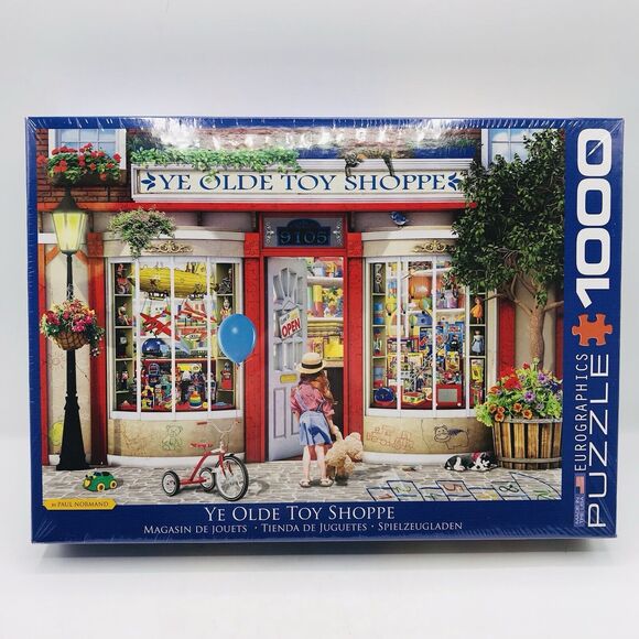 Eurographics 1000 Pc Jigsaw Puzzle, "Ye Olde Toy Shoppe" Brand New-Sealed Box! - Picture 1 of 3